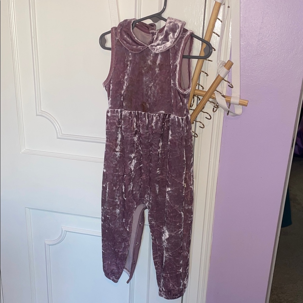 Velvet Kids One Piece in Purple